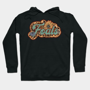 Vintage Foals Proud Name Personalized Birthday Retro Hoodie